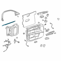 OEM 2016 Cadillac CT6 Belt Weatherstrip Diagram - 84006978