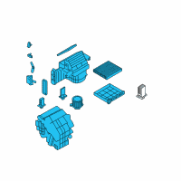 OEM Hyundai Blower Unit Diagram - 97100-3KR60