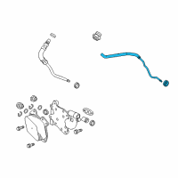 OEM 2014 Chevrolet Camaro Outlet Hose Diagram - 22913221