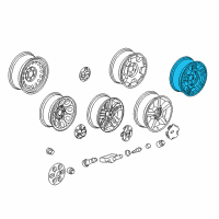 OEM 2008 Chevrolet Suburban 2500 Wheel Diagram - 9595453