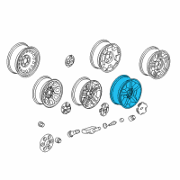 OEM 2012 Chevrolet Tahoe Wheel Diagram - 9598754