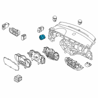 OEM 2015 Kia Rio Button Start Swtich Assembly Diagram - 954301W500