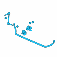 OEM 2017 Chevrolet Caprice Stabilizer Bar Diagram - 92509243