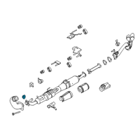 OEM Ford Upper Mount Nut Diagram - -W520112-S442