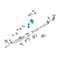 OEM 2019 Ford F-350 Super Duty Rear Bracket Diagram - HC3Z-5A242-B