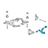 OEM 2014 GMC Terrain Lower Control Arm Diagram - 20945779