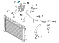 OEM 2022 Toyota Corolla By-Pass Hose Diagram - 16283-37030