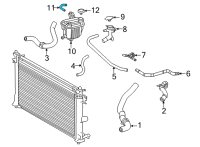 OEM 2022 Lexus UX200 Hose, Water By-Pass Diagram - 16283-37030