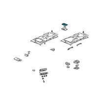 OEM Honda Accord Base (Clear Gray) Diagram - 34252-S5A-003ZA