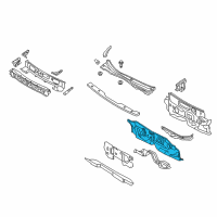 OEM 2006 Ford Fusion Dash Panel Diagram - 6E5Z-5401610-A