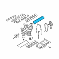 OEM Dodge Viper Gasket-Cylinder Head Cover Diagram - 5037157AB