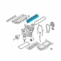 OEM 2004 Dodge Ram 1500 Cover-Cylinder Head Diagram - 5037155AE
