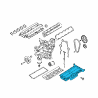 OEM Dodge Viper Pan-Engine Oil Diagram - 5037159AI