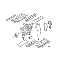 OEM 2006 Dodge Viper Tube-Engine Oil Indicator Diagram - 5037215AE