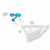 OEM 2016 Ford Fiesta Socket & Wire Diagram - D2BZ-13K371-C