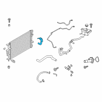 OEM Lincoln Lower Hose Diagram - DP5Z-8286-B