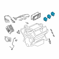 OEM Oldsmobile Cutlass Supreme Ignition Coil Assembly Diagram - 19353734