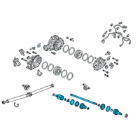 OEM 2019 Acura RDX Shaft Assembly, L Drive Diagram - 42311-TJB-A01