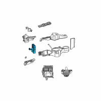 OEM 1998 Dodge Caravan EVAPORATOR-Air Conditioning Diagram - 4882355AF