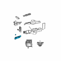 OEM 2004 Dodge Grand Caravan Core-Heater Diagram - 5019219AD