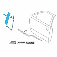 OEM 2017 Ford F-150 Applique Diagram - FL3Z-1520555-AB