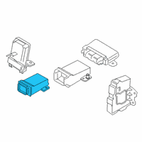 OEM 2017 Ford F-150 Module Diagram - FL3Z-19H332-B