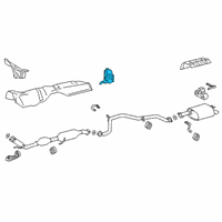 OEM 2022 Toyota Camry Heat Shield Diagram - 58223-06051