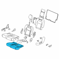 OEM 2016 Acura MDX Pad, Driver Side Diagram - 81732-TZ5-A01