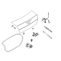 OEM 2009 Ford Focus Striker Plate Screw Diagram - -W701278-S436