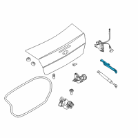 OEM 2000 Ford Focus Hinge Diagram - 8S4Z-5442700-A