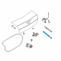 OEM Ford Focus Lift Cylinder Diagram - 5S4Z-54406A10-BA