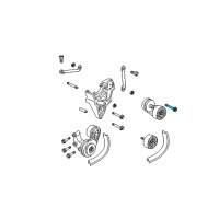 OEM Saturn SL2 Lower Bushing Bolt Diagram - 10273568