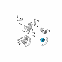 OEM GMC Yukon Idler Pulley Diagram - 10118713
