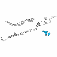 OEM 2017 Toyota Sienna Insulator Cushion Diagram - 17571-0P260