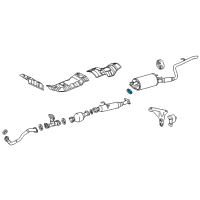 OEM 2003 Toyota Sienna Center Pipe Gasket Diagram - 90080-43026
