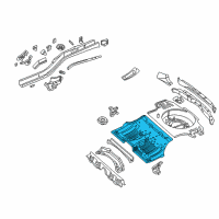 OEM Jeep Grand Cherokee Pan-Floor Diagram - 55137229AF