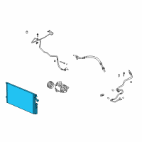 OEM 2007 Saturn Ion Condenser Diagram - 20841583