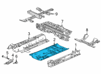 OEM 2022 Honda Civic FLOOR SET, R- FR Diagram - 65111-T20-305ZZ