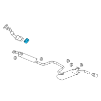 OEM 2007 Saturn Aura Intermed Pipe Gasket Diagram - 22734961