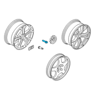 OEM BMW X5 DISK WHEEL, LIGHT ALLOY, IN Diagram - 36-11-8-090-716