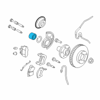 OEM 2010 Ford Escape Inner Bearing Diagram - YL8Z-1215-AA