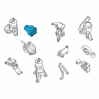 OEM 2018 Nissan Murano Engine Mount Bracket, Front Diagram - 11274-JA100