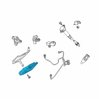 OEM 2010 Chrysler Sebring Electrical Powertrain Control Module Diagram - 5150244AD