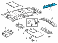 OEM 2022 Toyota Sienna Heater Control Diagram - 55900-08270-B0