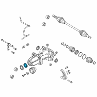 OEM Lincoln MKZ Oil Seal Diagram - CV6Z-4676-A