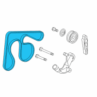 OEM 2017 Honda HR-V Belt, Alternator Diagram - 31110-R2A-M12