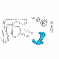 OEM 2019 Honda HR-V Tensioner, Auto Diagram - 31170-51B-H02