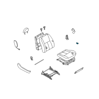 OEM Infiniti Front Seat Switch Assembly Diagram - 87066-AL006