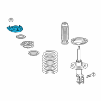 OEM 2005 Pontiac Bonneville Upper Mount Diagram - 89047686