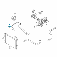 OEM 2012 Kia Sportage Bracket Assembly-Radiator Diagram - 253332S000